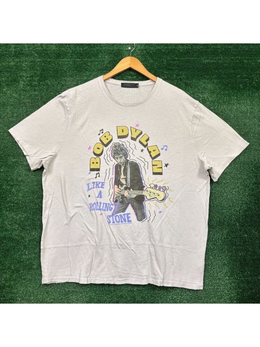 Junk Food Clothing x Bob Dylan Like A Rolling Stones Rock T-Shirt Size XXL
